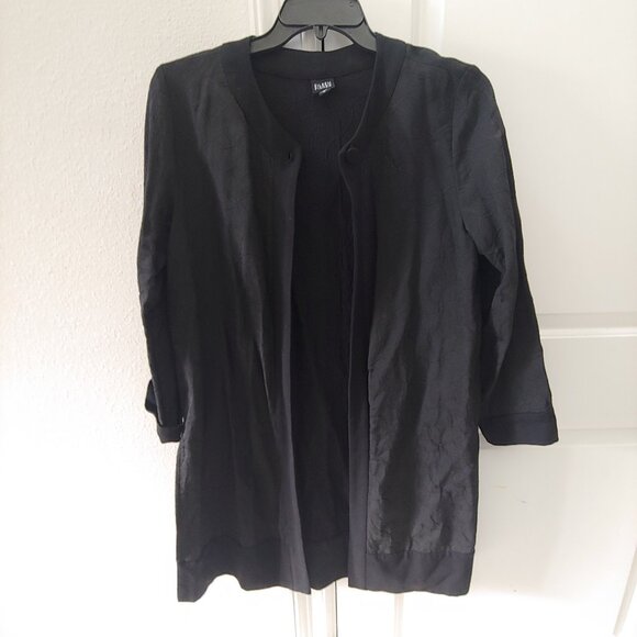 Eileen Fisher Open Front Cardigan Womens Sweater medium Wool Blend - Picture 1 of 5